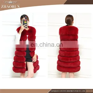 New Style Women's Real Fox Fur Vest / Real Fox Fur Coat And Jacket thumbnail-1