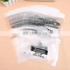 High Quality Clear Opp Bag With Adhesive Strip Opp Bag for Tablecloth Cpp/opp Bag With Customized Printing thumbnail-1