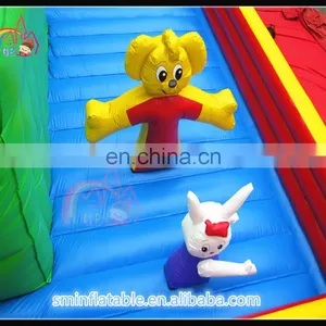 2016manufacturer Sell Like Hot Cakes Inflatable Desk Bed Combonation Inflatable Combonation Slide Jump Bed Inflatable Combinatio thumbnail-5