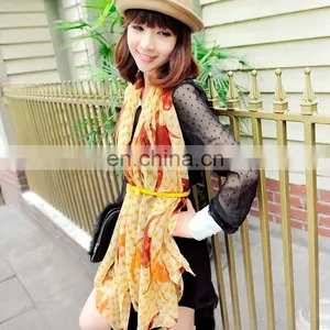 2015 Newest Style Fashion Design Long South Korea Scarfs (PP078BL) thumbnail-3