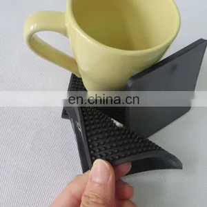3D Custom PVC Glass Drink Coaster With Embossed Logo for Mass Selling thumbnail-4