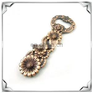 Custom Design Flower Magnet Bottle Opener thumbnail-1