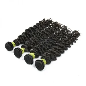 KHH Wholesale Full Cuticles Deep Wave RAW Brazilian Human Hair Weave thumbnail-3