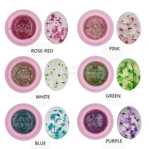 3D Dried Flower Gel Polish Decoration Transparent Gel Acrylic UV Gel Nail Art thumbnail-1