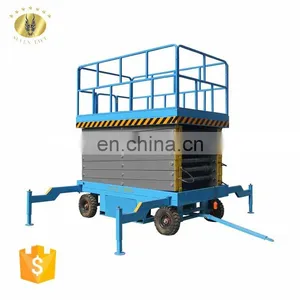 7LSJY Shandong SevenLift High Hand Truck Mobile Electric Water Hydraulic Lift Table thumbnail-4