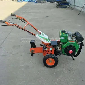 With Four Stroke Mini Cultivator Vegetable Gardens Best Mini Tractor thumbnail-2