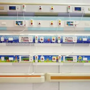 Hopsital Ward Medical Gas Pipeline System Terminal Equipment of Wall Mount Bed Head Trunking Panels thumbnail-1
