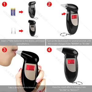 Professional Breath Alcohol Tester Police Breathalyzer thumbnail-3