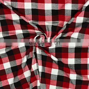 Chinese Supplier TC Fabric Check Pattern/plaids Poplin Fabric for Shirt thumbnail-3