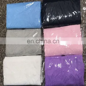 36*46inch INS Embroidery 100% Cotton BABY QUILTS Blanks Blanket Scalloped Quilted Baby Blanket Shower Cover Gift for Baby thumbnail-1