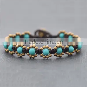 2016 Wax Cord Flower Bracelet Arm String XE09-0212 thumbnail-2