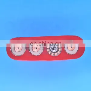 Heavy Duty Flat Crane Hoist Cable With Fiber Optic Spreader Cable thumbnail-2