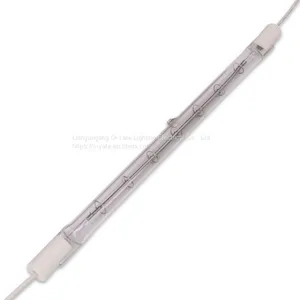 640mm 230v 2000w SK15 Clear Halogen Infrared Heating Lamp Quartz Heat Tube thumbnail-4