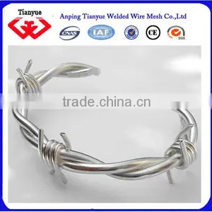 Safety Reliable Quality Hot Dipped Galvanized Barbed Wire thumbnail-6
