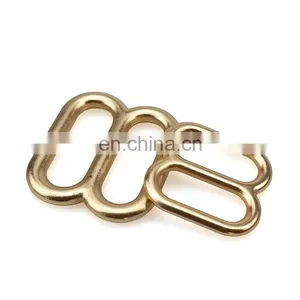 Wholesale Gold D Ring Unique Design Graceful and Durable Zinc Alloy for Dog Harness Dog Buckle Dog Collar Metal Buckle thumbnail-2