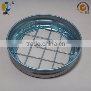 70mm Silver Metal Lug Cap With Steel-Wire Mesh Sieve for Manson Jar thumbnail-3