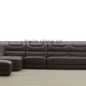 2015 New Designed Modern Leather Sectional Sofa Furniture Luxury Sofa Set thumbnail-1