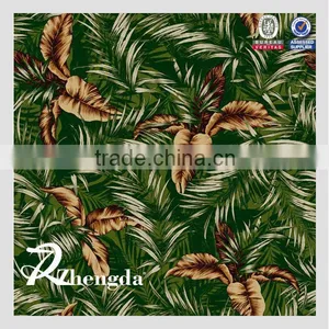100% Polyester Outdoor Use Leaf Printed Fabric thumbnail-1