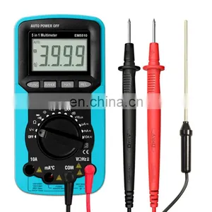 Allosun EM5510 Digital Multimeter 5 in 1 Sound Level Humidity Luminosity Autoranging Multimeter Temperature Tester thumbnail-1