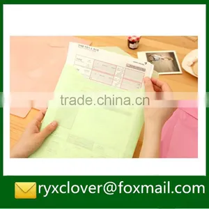 a4 Size Waterproof Plastic Magic Tape Document Bag thumbnail-3