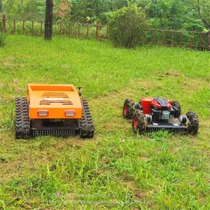Remote Control Lawn Mower, China Remote Control Mower for Hills Price, rc Mower for Sale thumbnail-2