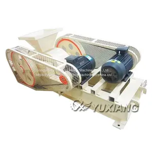 Small Stone 2PG750*500 Double Roller Crusher for Gold Ore thumbnail-2