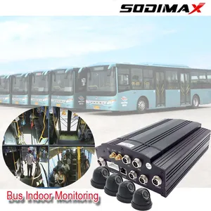 Vehicle Video Recorder 5g 4G WiFi GPS Face Recognition 4 Channel Network Mobile DVR thumbnail-1