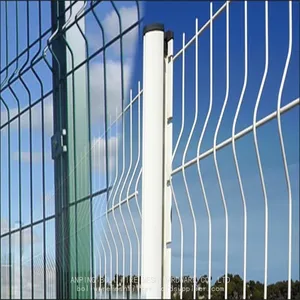 PE Coated and PVC Coated Welded Wire Fencing Curvy Welded Wire Mesh Fence/BOLI WIRE MESH QUALITY WELDED WIRE FENCING thumbnail-3
