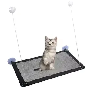 Meow Love Hanging Wall Grey Window Seat Pet Cat Hammock Strong Bearing Heavy Comfort thumbnail-1