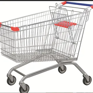 Galvanized Supermarket Cart for Supermarket thumbnail-4