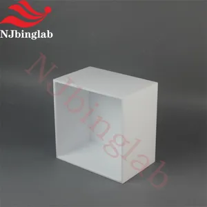 Njbinglab PTFE Acid Cleaning Square Tank With Lid for Semiconductor Chip Etching thumbnail-1