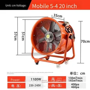 Supply of Sft-500 Mobile High-volume Suction Fans, Hand-held Axial-flow Smoke Exhaust Fans for Air Supply thumbnail-4