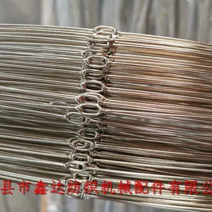331J Stainless Steel Wire Heddle Square Hole Woven Wire Heald Textile Accessories thumbnail-3
