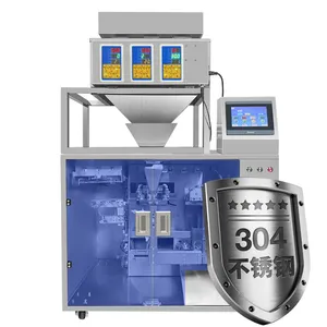Fully Automatic Horizontal Pouch-Feeding Vacuum Packaging Machine for Powdered Snacks Quantitative thumbnail-4