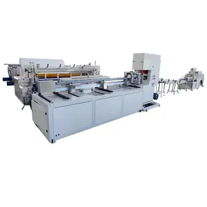 Full Automatic Big Diameter Toilet Tissue Making Machine Maxi Kitchen Paper Towel Roll Production Line thumbnail-2