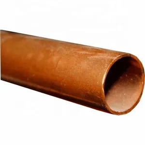 ASTM B280 C12200 Seamless Copper Tube 1/2 3/8 5/8 Inch Refrigeration Tubing thumbnail-1