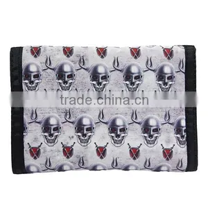 Digital Print Skeleton Army Polyester Teen Wallet thumbnail-3