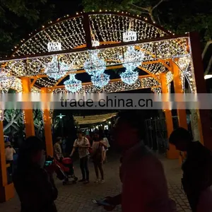 3D Motif Light Decoration LED Light Arch Decoration thumbnail-1