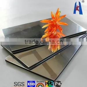 Mirror Style Exterior Building Paneling Material/alucobond Panel Prices thumbnail-1