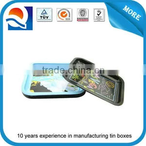 Eco-friendly Rectangle Sevring Tin Tray Printed Tin Tray Wholesale thumbnail-1