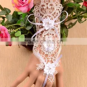 New Design Stylish Jewelry Steampunk Gothic Lace Sleeve Bracelet and Ring Jewelry Set Wholesale thumbnail-2