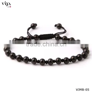 2016 New Design Chinese Knot Mens Bracelet Stainless Steel Beads Bracelet thumbnail-1