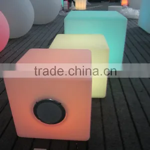 LED Luminaries Cube With Bluetooth Speaker Stereo 4343B thumbnail-4