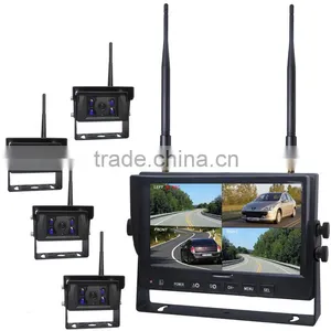 2016 Cheap Price 7inch 120m 2.4G Digital Wireless Reversing Truck Survailance Camera System With IR and Audio thumbnail-2