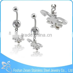 Factory Direct Sale Hypoallergenic Women Dangle Vivid Scorpion Belly Button Rings thumbnail-5