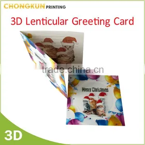 Lovely Design 3D Lenticular Printing Valentine Greeting Cards thumbnail-1