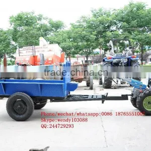 Mini Walking Tractor Trailer, Walking Tipping Back Trailer thumbnail-1