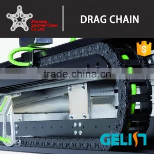 CNC Plastic Lone Life Nylon Protect Wire Carrier Electric Cable Drag Chain thumbnail-3