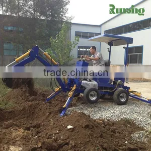 Mini Excavator 13 Horse Power Manufacturer Direct Factory Mini Towable Backhoe With Engine thumbnail-5