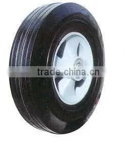 High Quality 8 Inch Solid Rubber Wheel thumbnail-1